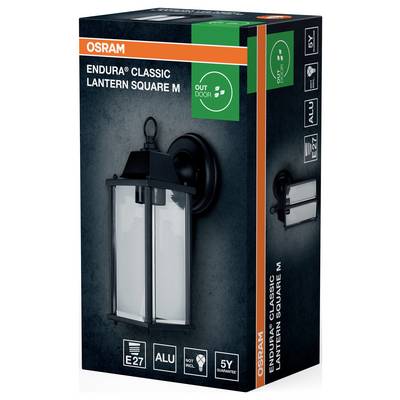 OSRAM HOMELIGHTING ENDURA Classic Lantern Square M E27 4099854447402 LED-Außenwandleuchte LED E27-2