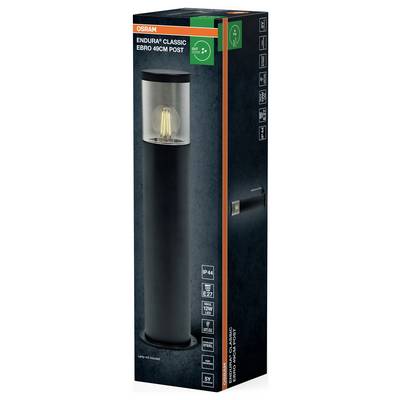 OSRAM HOMELIGHTING Endura Classic Ebro 49cm E27 Dark Gray 4099854446313 LED-Außenwandleuchte LED E27 Dunkelgrau-2