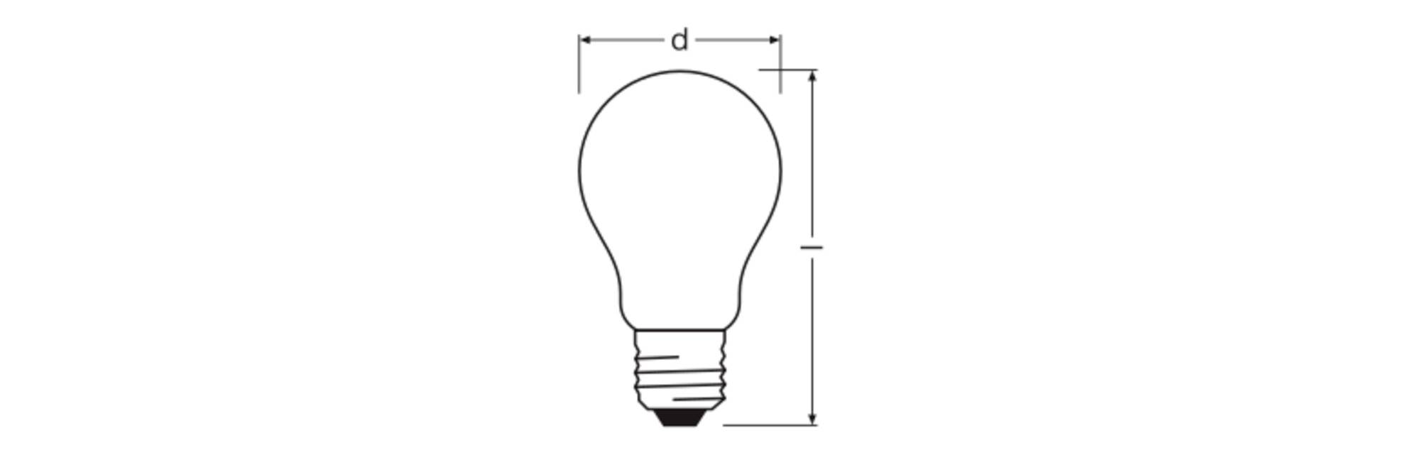 OSRAM HOMELIGHTING 4099854466335 LED EEK D (A - G) E27 3.4 W Warmweiß (Ø x H) 60.00 mm x 60.00 mm 1 St.-1