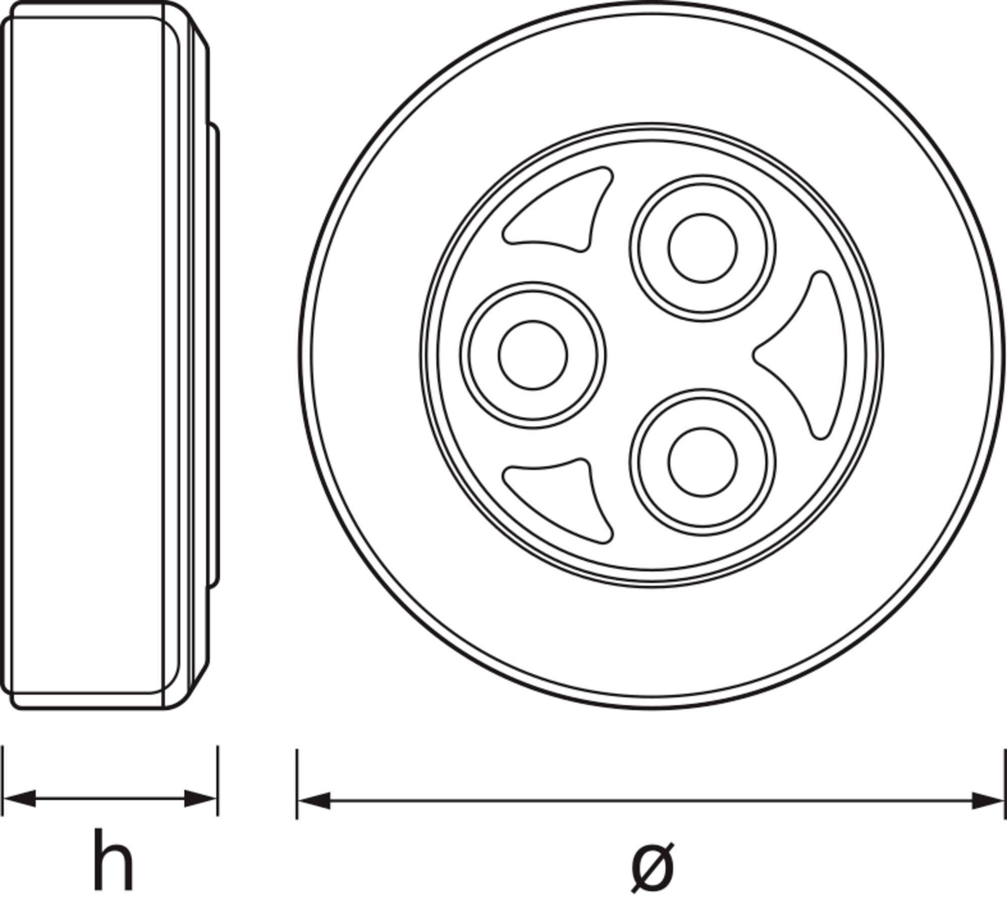 OSRAM HOMELIGHTING DOT-it Classic Silver 4099854531293 LED-Nachtlicht Kaltweiß Silver-3