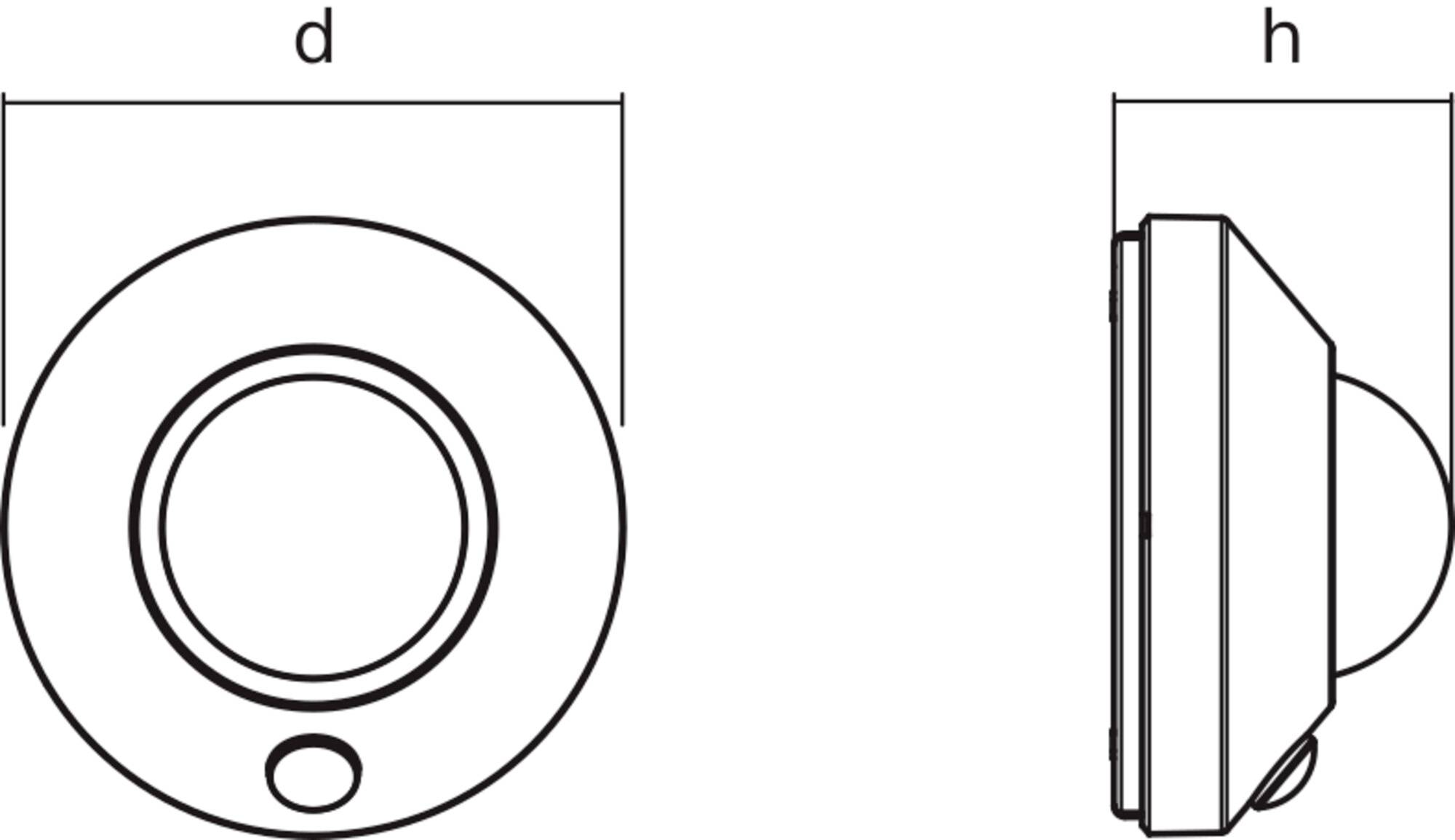 OSRAM HOMELIGHTING NIGHTLUX Ceiling Silver 4099854530777 LED-Nachtlicht Kaltweiß Silver-3