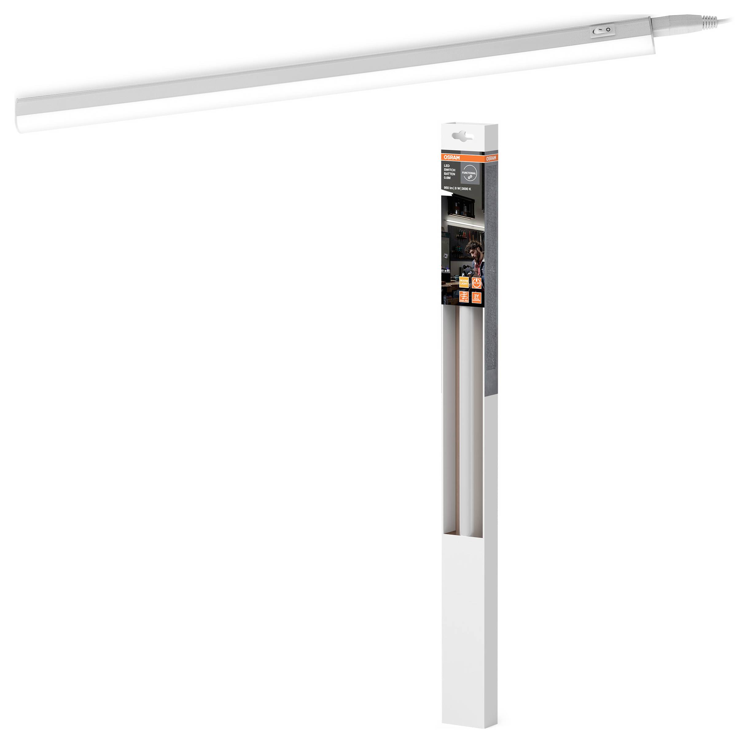 OSRAM HOMELIGHTING LED Switch Batten 600 mm 8 W 3000 K LED-Unterbauleuchte-1