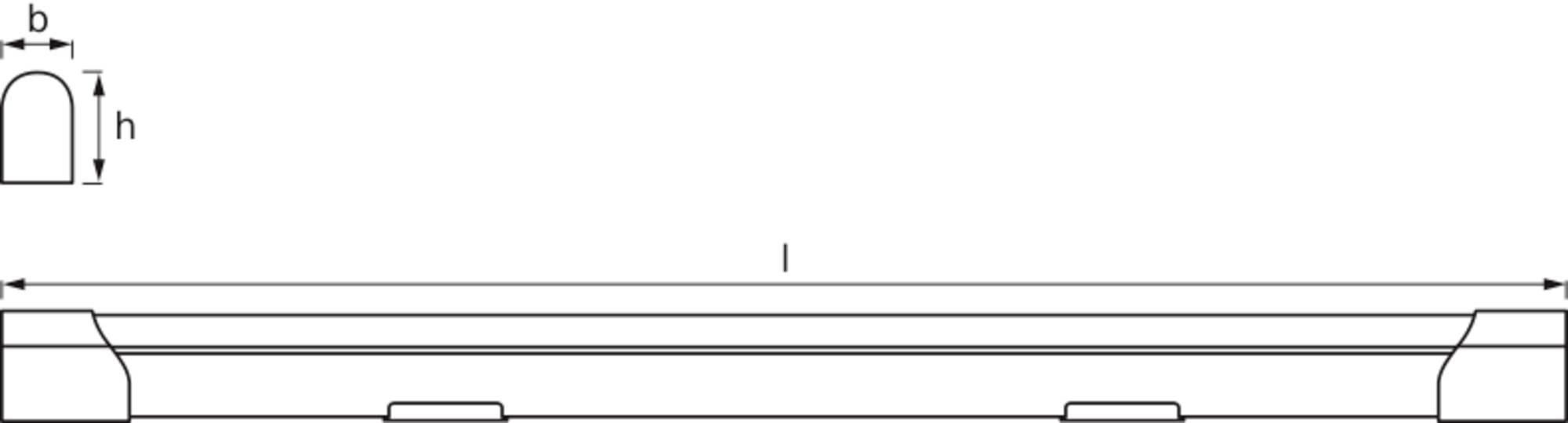 OSRAM HOMELIGHTING LED Value Batten 600 mm 10 W 4000 K LED-Lichtleiste LED 10 W-4