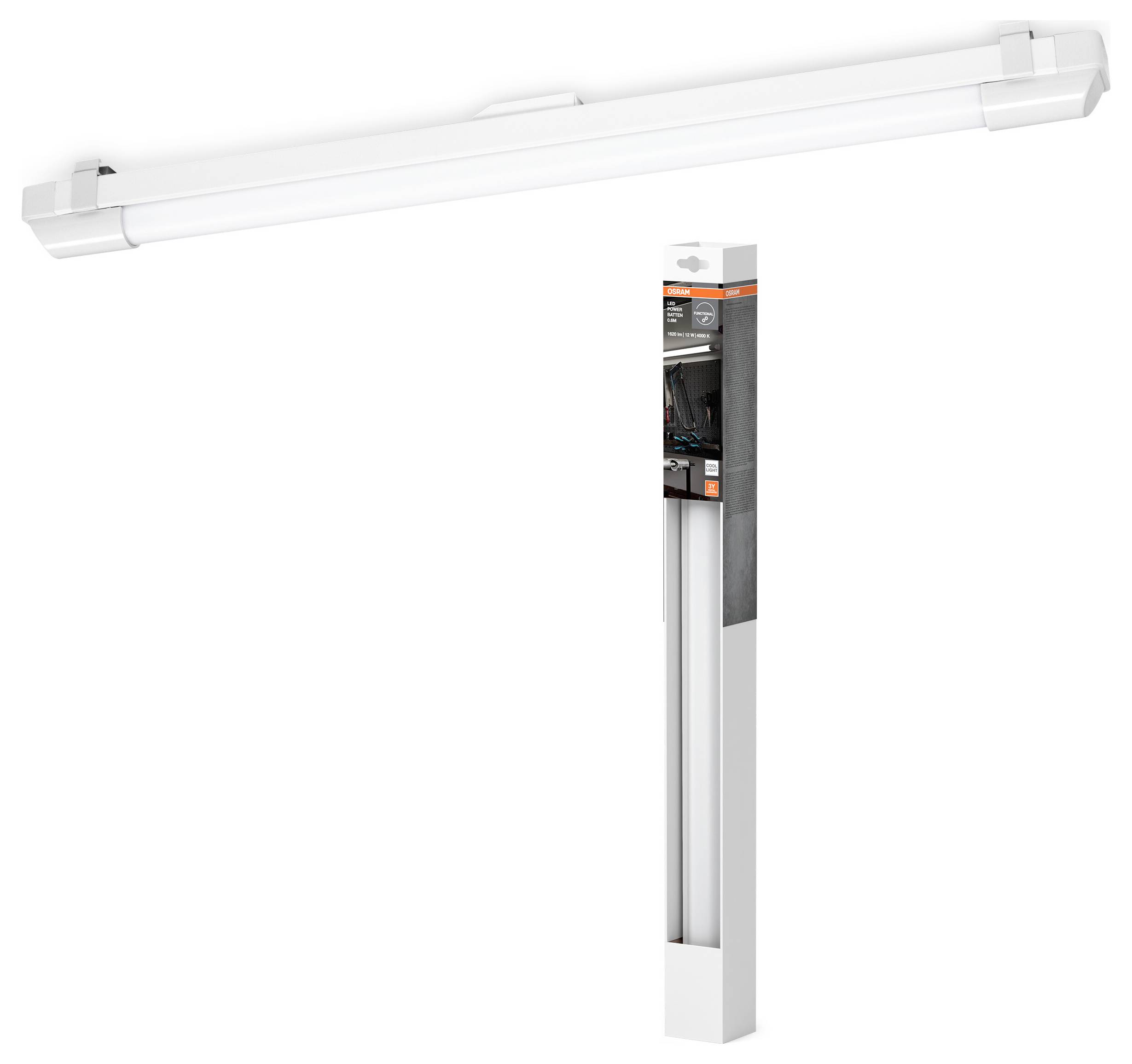 OSRAM HOMELIGHTING LED Power Batten 600 mm 12 W 4000 K LED-Lichtleiste LED 12 W Neutralweiß-1