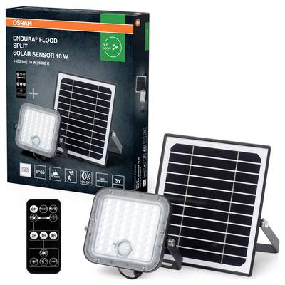 OSRAM HOMELIGHTING 4099854429415 Endura Flood Split Solar Sensor 10W 840 Remote control Solar-Gartenstrahler LED 10 W-1