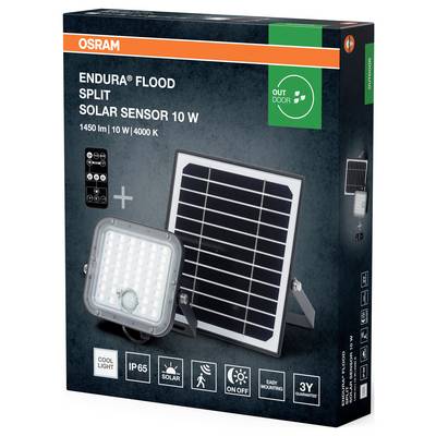 OSRAM HOMELIGHTING 4099854429415 Endura Flood Split Solar Sensor 10W 840 Remote control Solar-Gartenstrahler LED 10 W-2