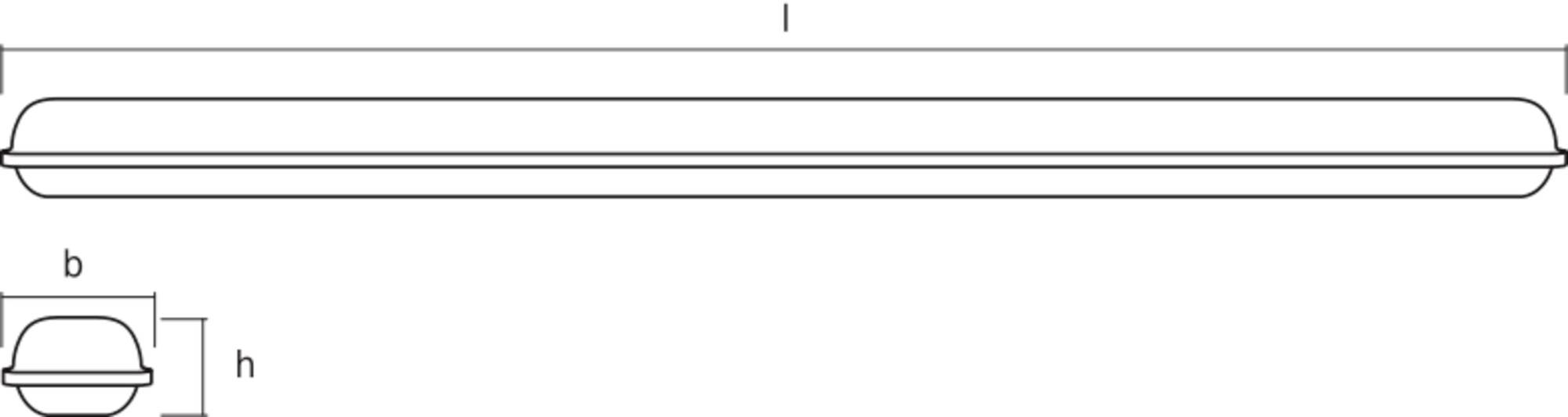OSRAM HOMELIGHTING Submarine Integrated 0.6M 18W 4000K LED-Feuchtraumleuchte-3