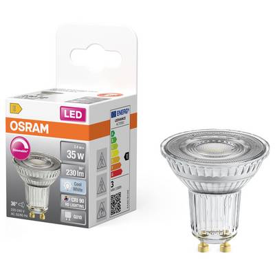 OSRAM HOMELIGHTING 4099854457050 LED-Reflektorlampe EEK E (A - G) GU10 2.4 W Kaltweiß (Ø x H) 50.00 mm x 50.00 mm 1 St.-1