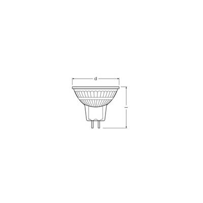 OSRAM HOMELIGHTING 4099854458309 LED-Reflektorlampe EEK E (A - G) GU5.3 3.4 W Kaltweiß (Ø x H) 50.00 mm x 50.00 mm 1 St.-3