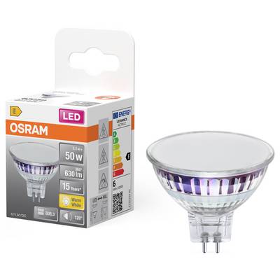 OSRAM HOMELIGHTING 4099854458460 LED-Reflektorlampe EEK E (A - G) GU5.3 5.3 W Warmweiß (Ø x H) 50.00 mm x 50.00 mm 1 St.-1