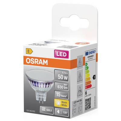 OSRAM HOMELIGHTING 4099854458460 LED-Reflektorlampe EEK E (A - G) GU5.3 5.3 W Warmweiß (Ø x H) 50.00 mm x 50.00 mm 1 St.-2