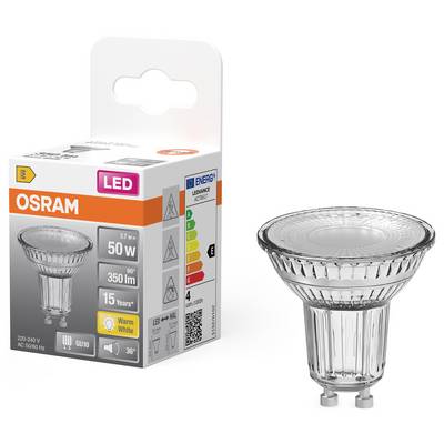 OSRAM HOMELIGHTING 4099854458606 LED-Reflektorlampe EEK E (A - G) GU10 3.7 W Warmweiß (Ø x H) 50.00 mm x 50.00 mm 1 St.-1