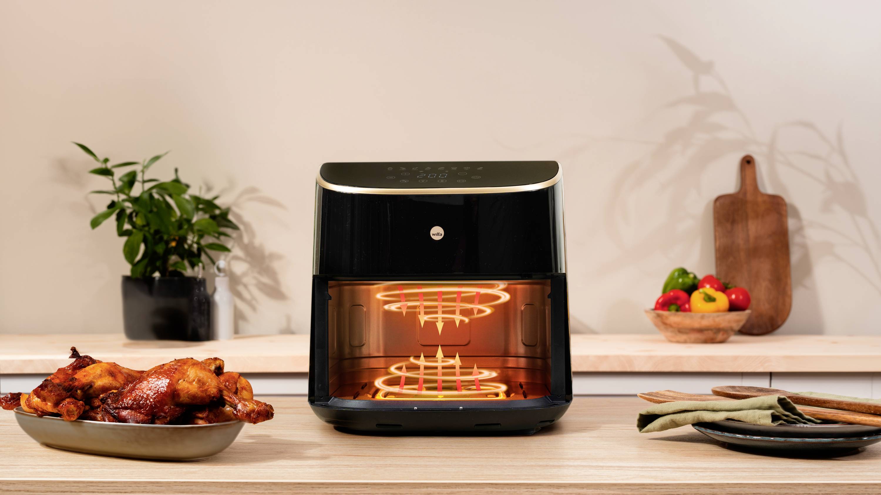 Wilfa Dualfry Split AFD-80SPLIT Heißluft-Fritteuse 8 l 1600 W-12