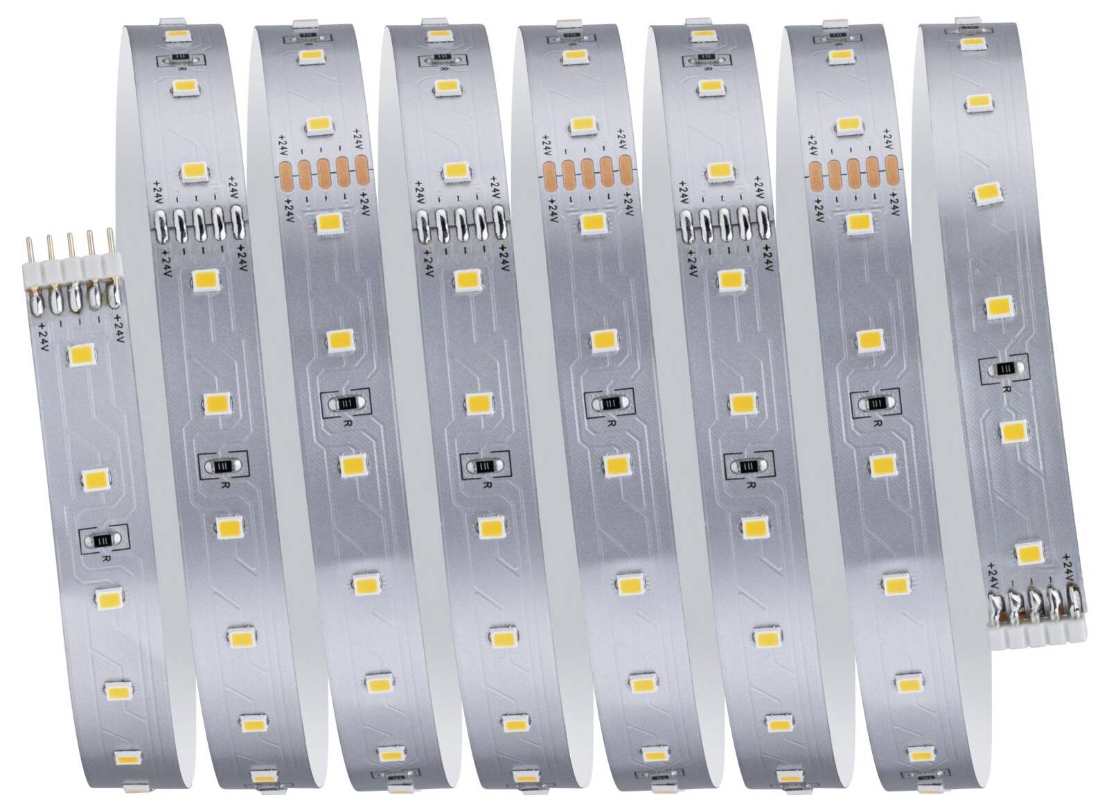 Paulmann LED Strip Erweiterung 2,5m Warmweiß 71233 LED-Streifen mit Stecker 24 V/DC 2.5 mm Warmweiß 1 St.-2