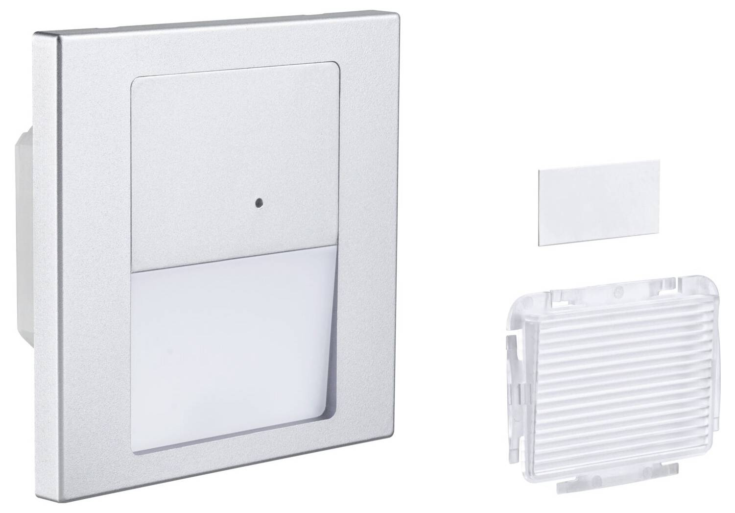 Paulmann 80003 Tsaro eckig 80x36mm 1W 80lm 230V 2700K Wandeinbauleuchte LED 1 W Chrom (matt)-5