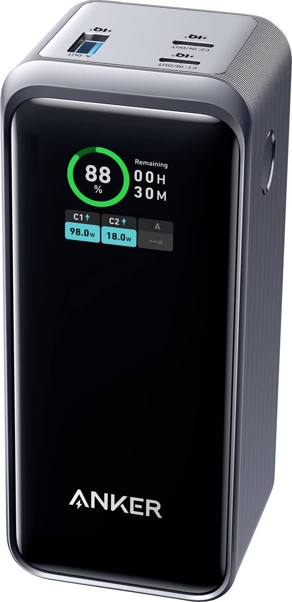 Anker A1336011 Powerbank 20000 mAh USB PD 3.0, PoweriQ  USB-C®, USB-A Mehrfarbig Statusanzeige