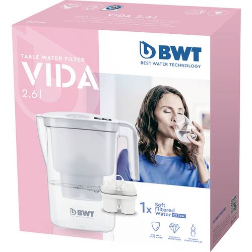 BWT VIDA 305497 Wasserfilter 2.6 l Weiß