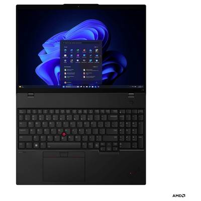 Ein Laptop, der den Startbildschirm des Windows-Betriebssystems zeigt, mit verschiedenen Anwendungssymbolen. Unterhalb des Bildschirms ist die Tastatur sichtbar.