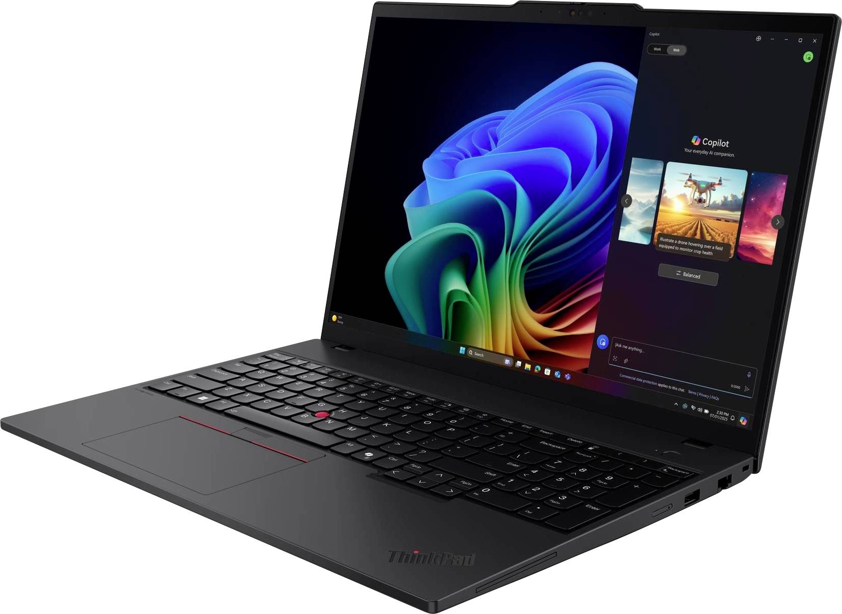 Lenovo Notebook 21QN005MGE 40.6 cm (16 Zoll) WUXGA AMD Ryzen AI 7 350 64 GB RAM 1 TB SSD Deutsch, QWERTZ AMD AMD Radeon™...