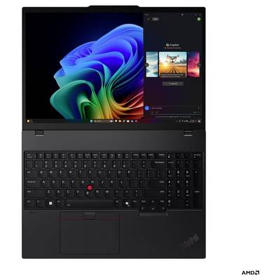 Ein schwarzer Laptop, der einen lebendigen Windows-Desktop-Bildschirm mit einer geöffneten Anwendung zeigt, die eine Foto-Bearbeitungsoberfläche präsentiert. Logo ist unten rechts sichtbar.