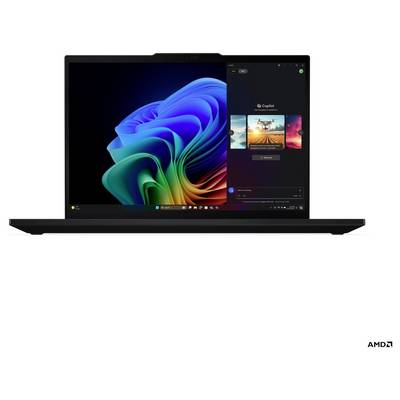 Ein Laptop mit einem farbenfrohen abstrakten Hintergrund und einem Screenshot einer Captions-App-Benutzeroberfläche auf dem Bildschirm.