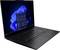 Ein Laptop, der den Startbildschirm eines Windows-Betriebssystems anzeigt. Das Gerät hat ein schlankes, schwarzes Design mit einer auffälligen Tastatur.