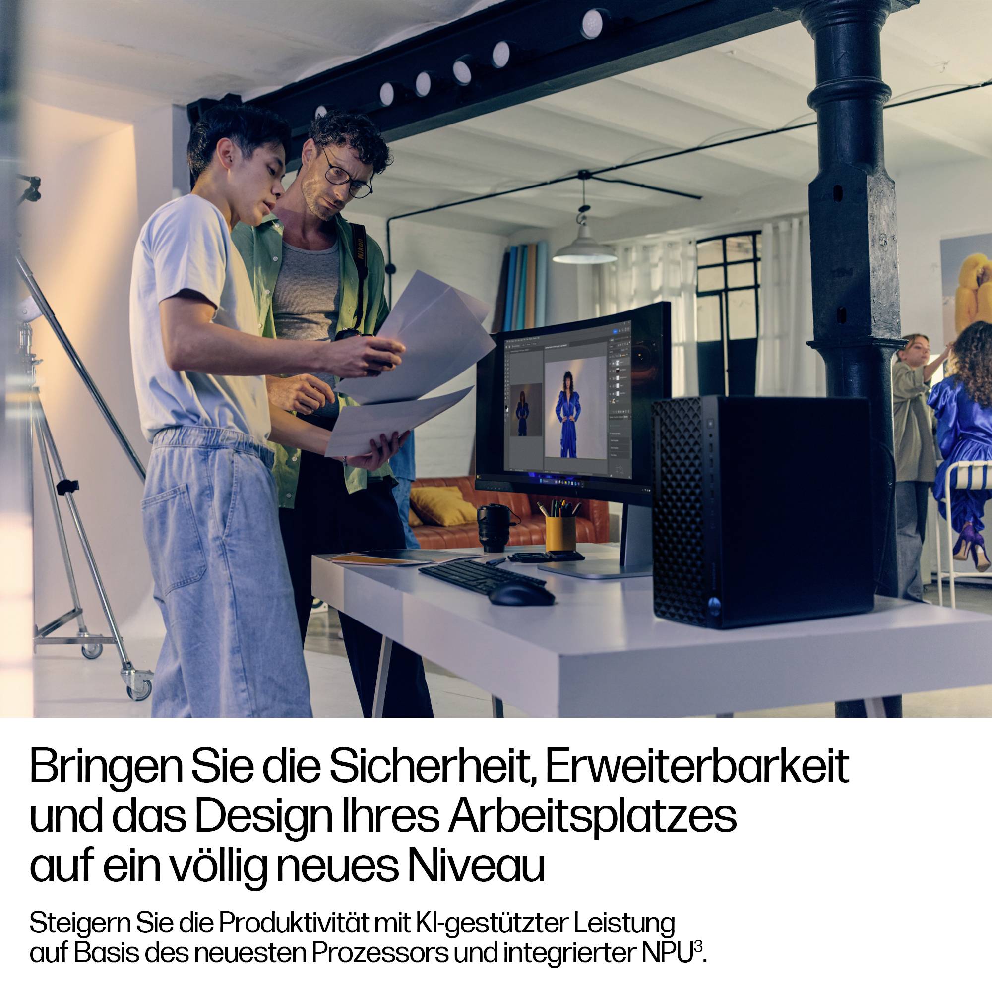 HP Workstation EliteDesk 8 G1i 245 5.1 GHz 8 GB RAM 1 TB SSD Intel NVIDIA GeForce RTX 3050 GDDR6 Win 11 Pro A55N9ET-15