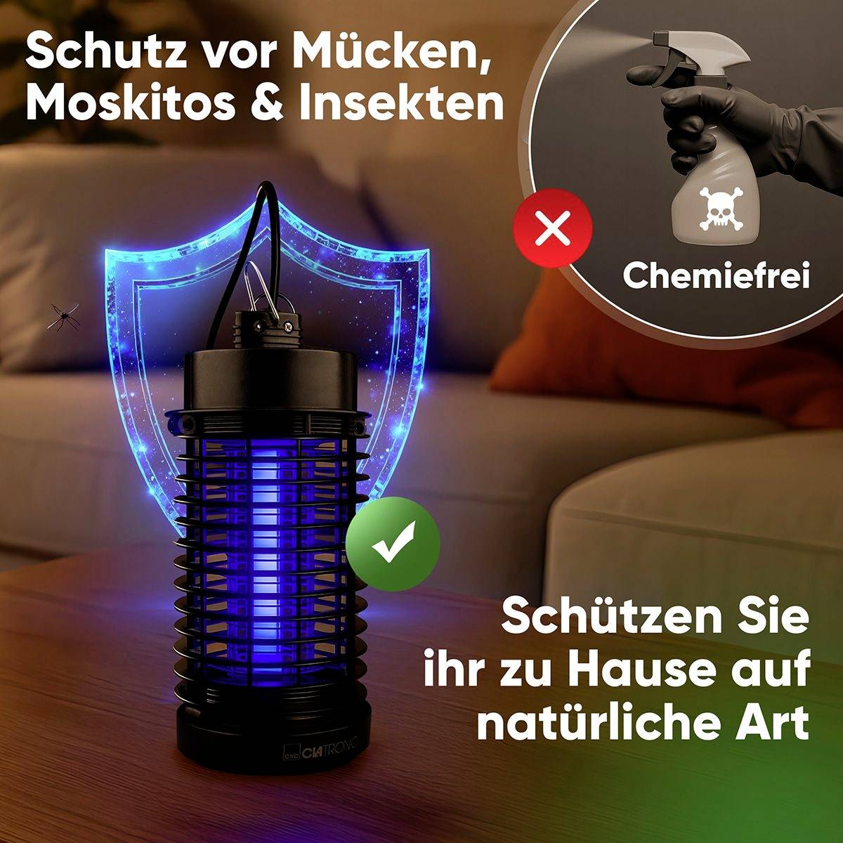 ISL 3823 schwarz Insektenschutzlampe-2