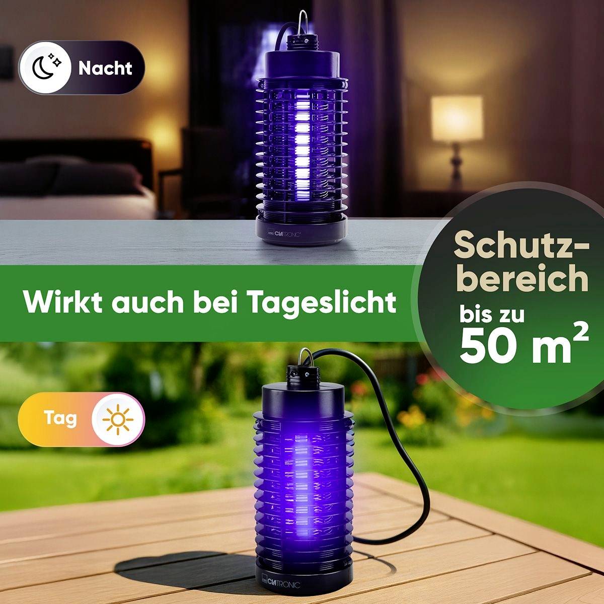 ISL 3823 schwarz Insektenschutzlampe-3