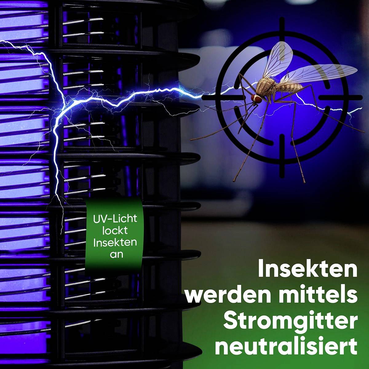 ISL 3823 schwarz Insektenschutzlampe-4