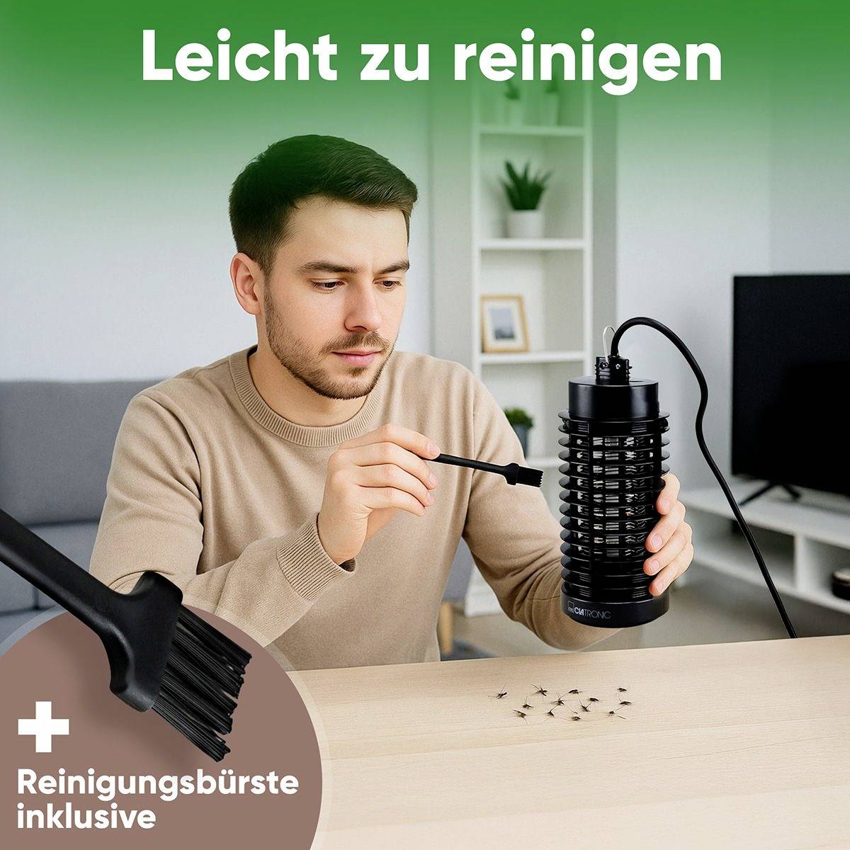 ISL 3823 schwarz Insektenschutzlampe-6