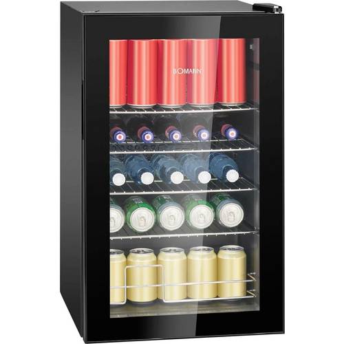 Bomann KSG 7287 Kühlschrank EEK: E (A - G) 63 l Standgerät Schwarz