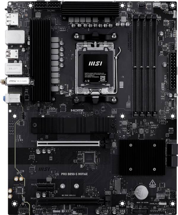 MSI 7E80-002R Mainboard Sockel (PC) AMD® AM5 Formfaktor (Details) ATX Mainboard-Chipsatz AMD® B850