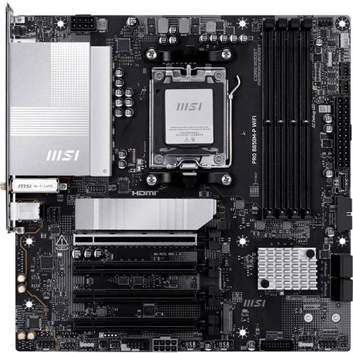 Thumbnail - MSI 7E71-001R Mainboard Sockel (PC) AMD® AM5 Formfaktor (Details) Micro-ATX Mainboard-Chipsatz AMD® B850