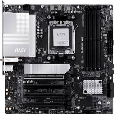 MSI 7E71-001R Mainboard Sockel (PC) AMD® AM5 Formfaktor (Details) Micro-ATX Mainboard-Chipsatz AMD® B850