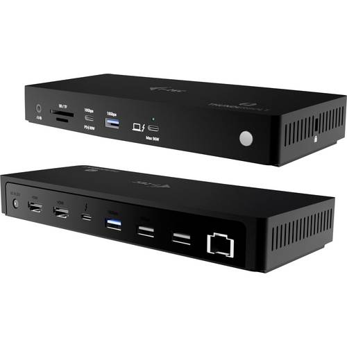 Thumbnail - i-tec USB-C® Dockingstation TB4TRIPLEDOCKPD USB-C® Power Delivery, integrierter Kartenleser