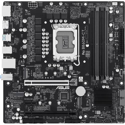 Thumbnail - Asus PRO B860M-CT-CSM Mainboard Sockel (PC) Intel® LGA 1851 Formfaktor (Details) Micro-ATX Mainboard-Chipsatz Intel® B86...