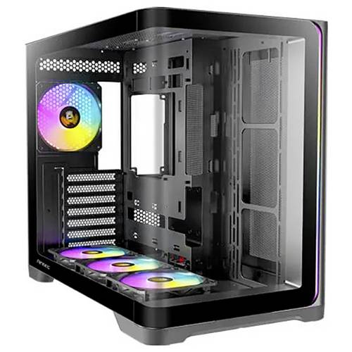 Antec 0-761345-10225-4 Midi-Tower PC-Gehäuse Schwarz 4 vorinstallierte Lüfter