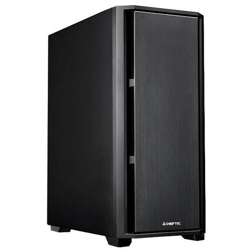 Chieftec AS-02B-OP Midi-Tower PC-Gehäuse Schwarz 1 vorinstallierter Lüfter