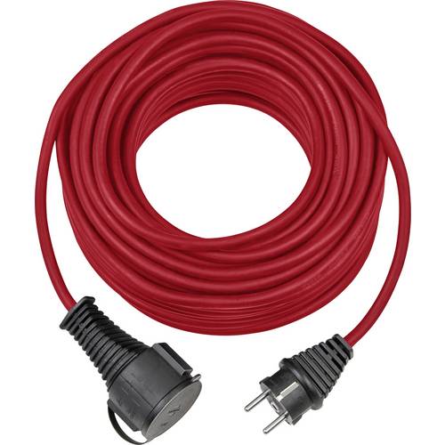 Brennenstuhl 1161850 Strom Verlängerungskabel Rot 10 m H05RR-F 3G 1,5 mm²