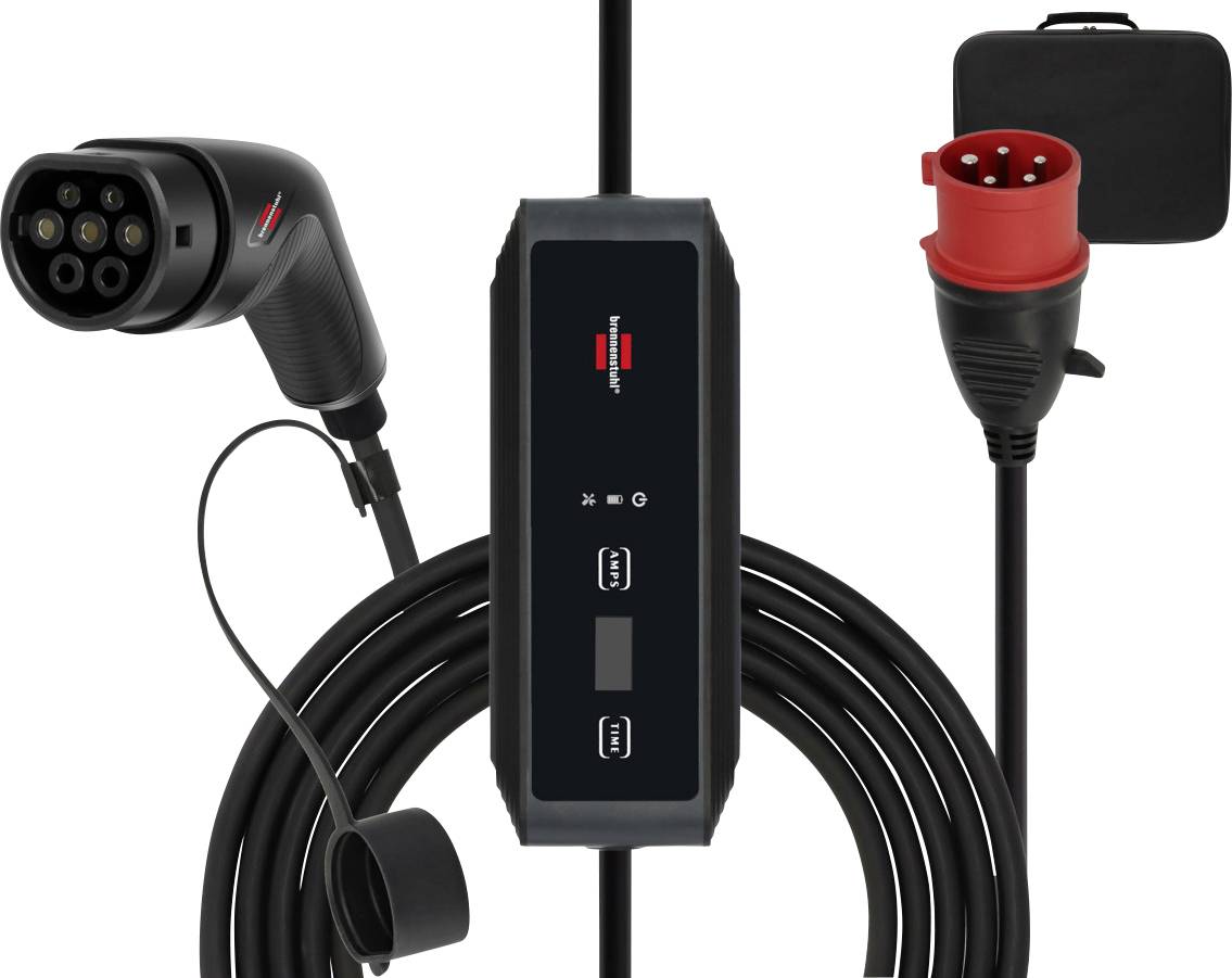 Brennenstuhl 1384020 eMobility Ladekabel Typ 2 Mode 2 16 A 11 kW