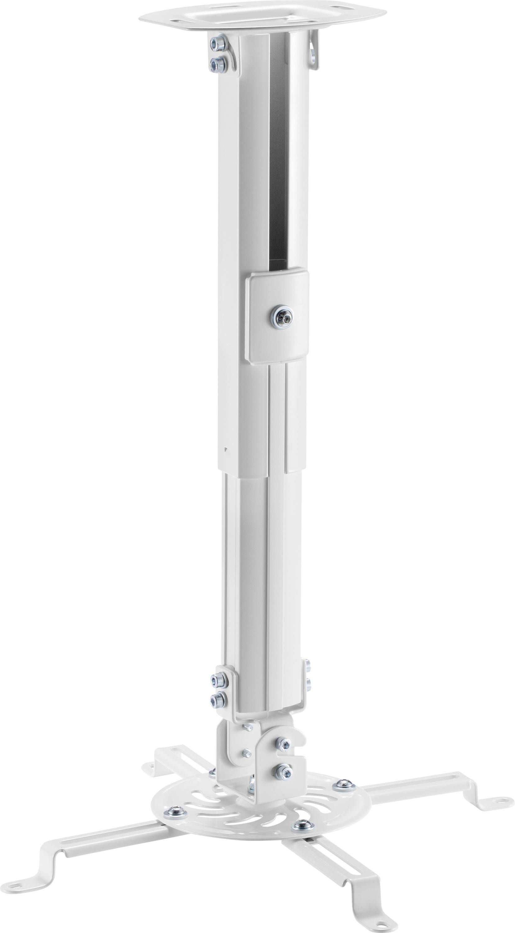 Reflecta Prometheus Beamer-Deckenhalterung Deckenhalter, Drehbar, Neigbar Boden-/Deckenabstand (max.): 580 mm Weiß