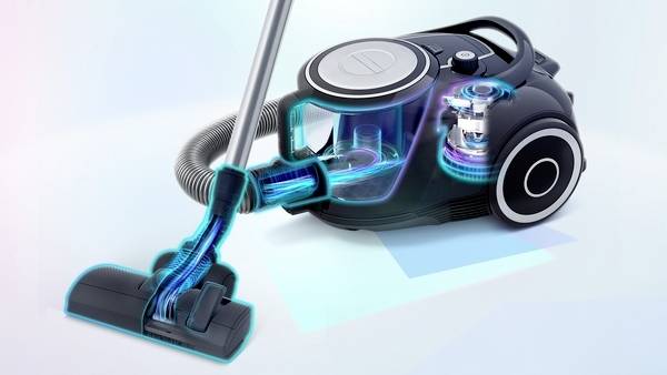 Bosch beutelloser Staubsauger ProFamily GS41 Serie 6, blau Staubsauger ohne Beutel Beutellos-1