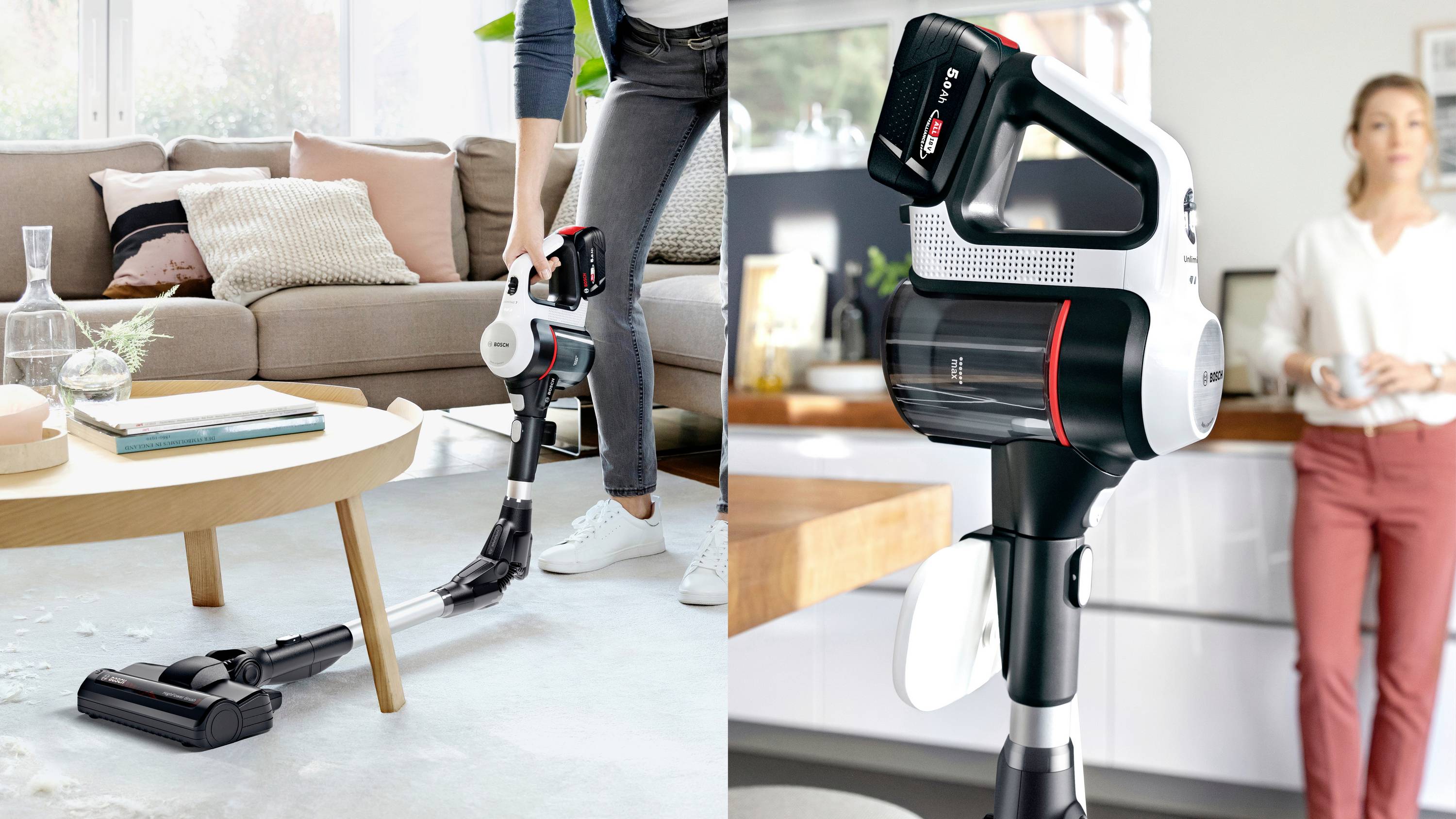 Bosch Unlimited 7, weiß, 5Ah Akku Staubsauger-4