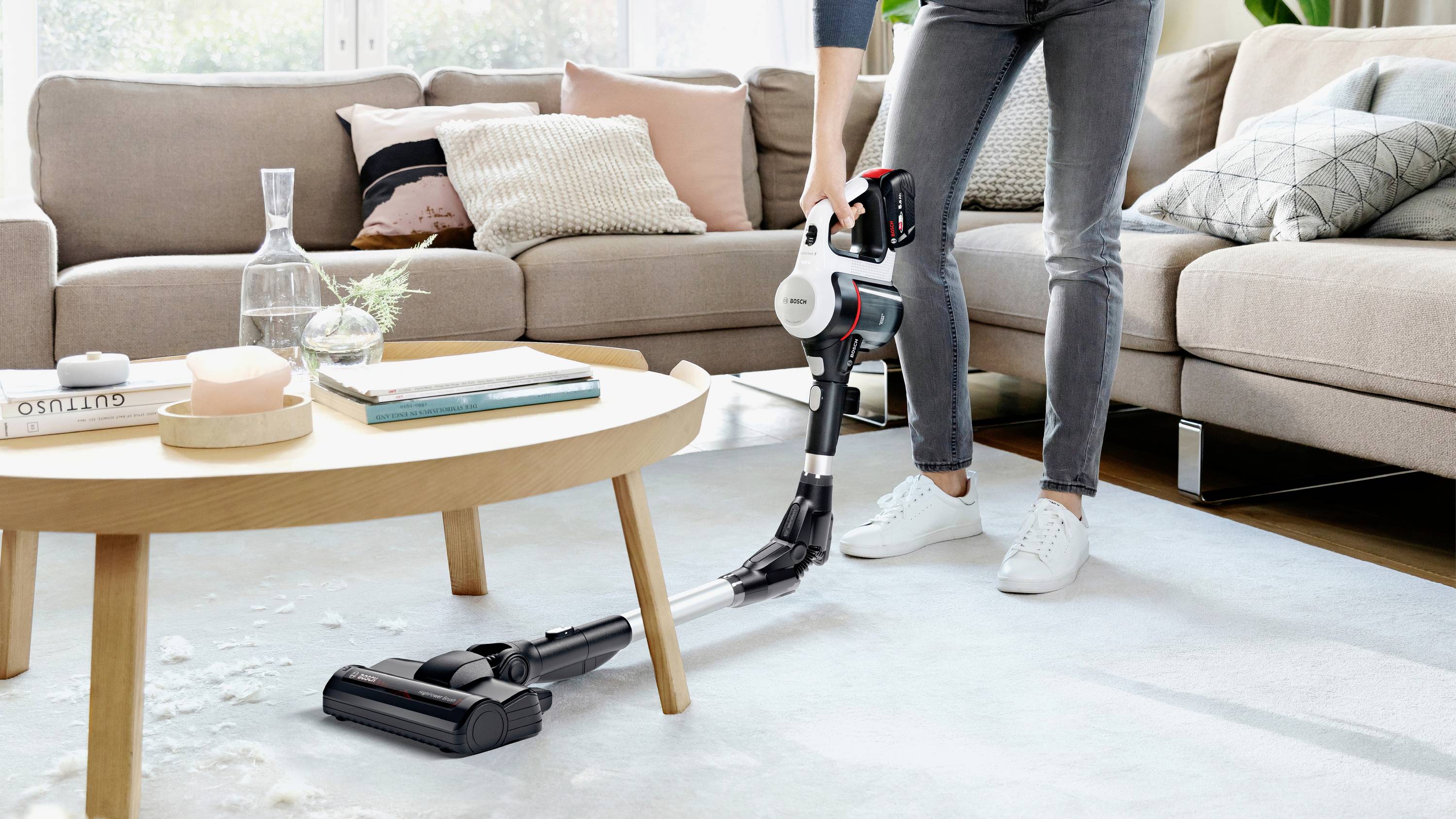 Bosch Unlimited 7, weiß, 5Ah Akku Staubsauger-5