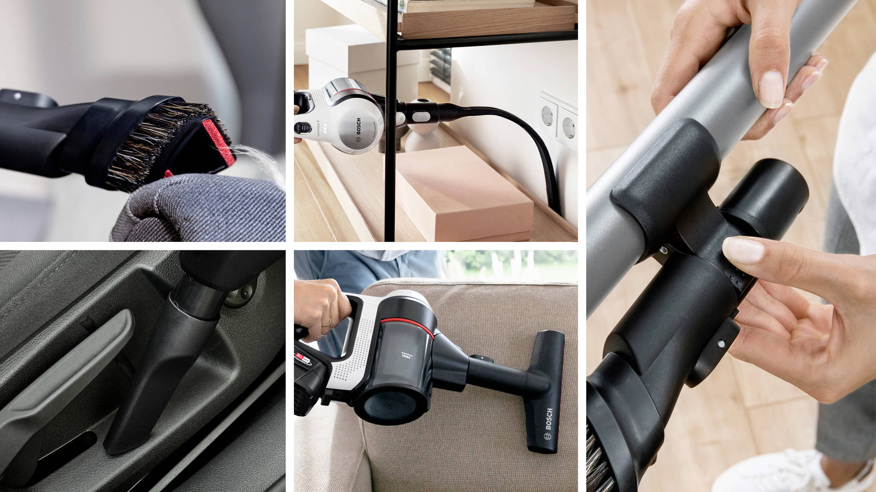 Bosch Unlimited 7, weiß, 5Ah Akku Staubsauger-15