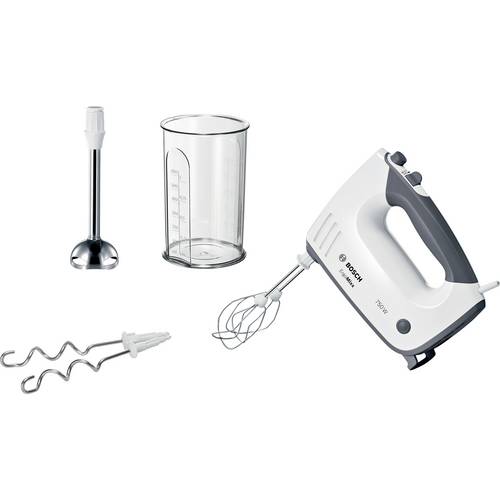 Thumbnail - Bosch ErgoMixx 750 Watt, Edelstahl-Mixuß Handmixer Weiß
