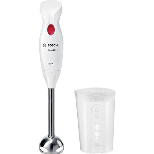 Thumbnail - Bosch CleverMixx 400 Watt Metallfuß Stabmixer 400 W Edelstahl, Weiß