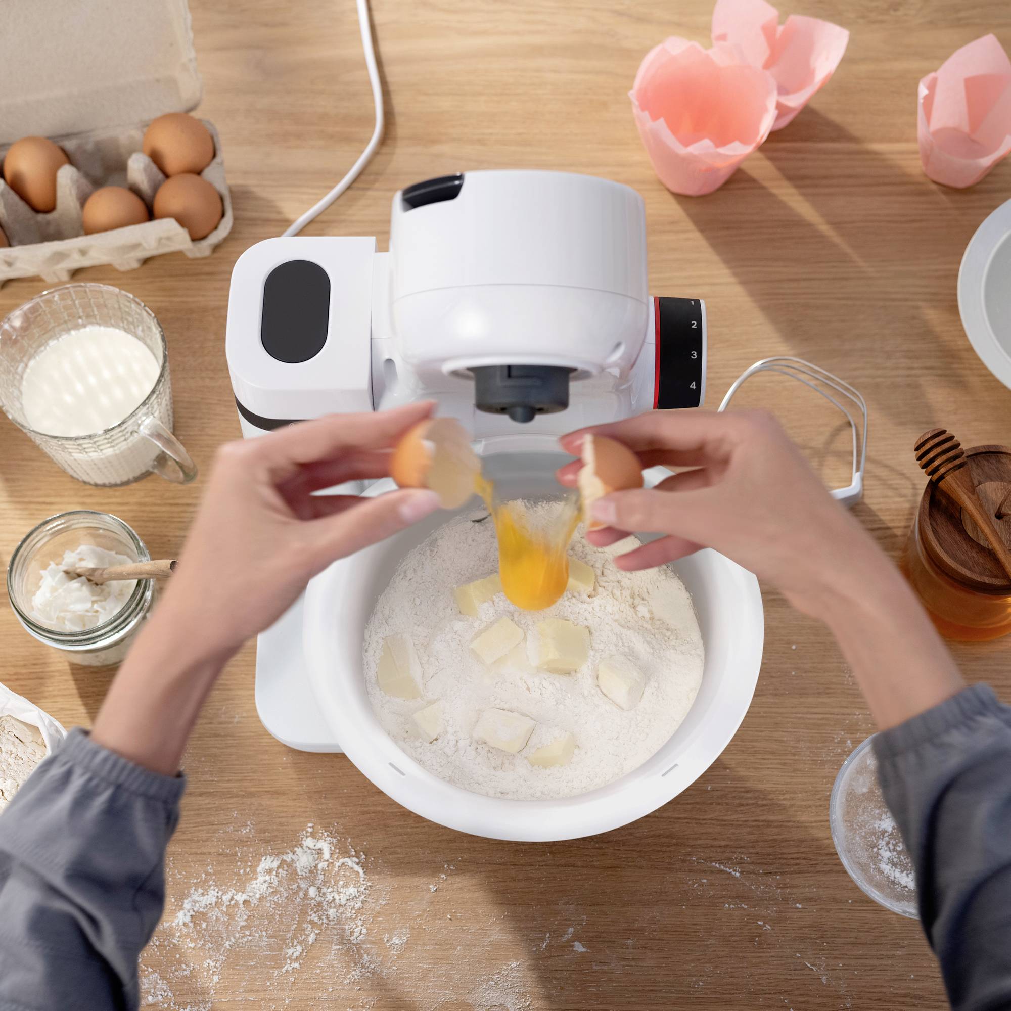 Bosch MUM Serie 2, 700 Watt Küchenmaschine 700 W Weiß-3