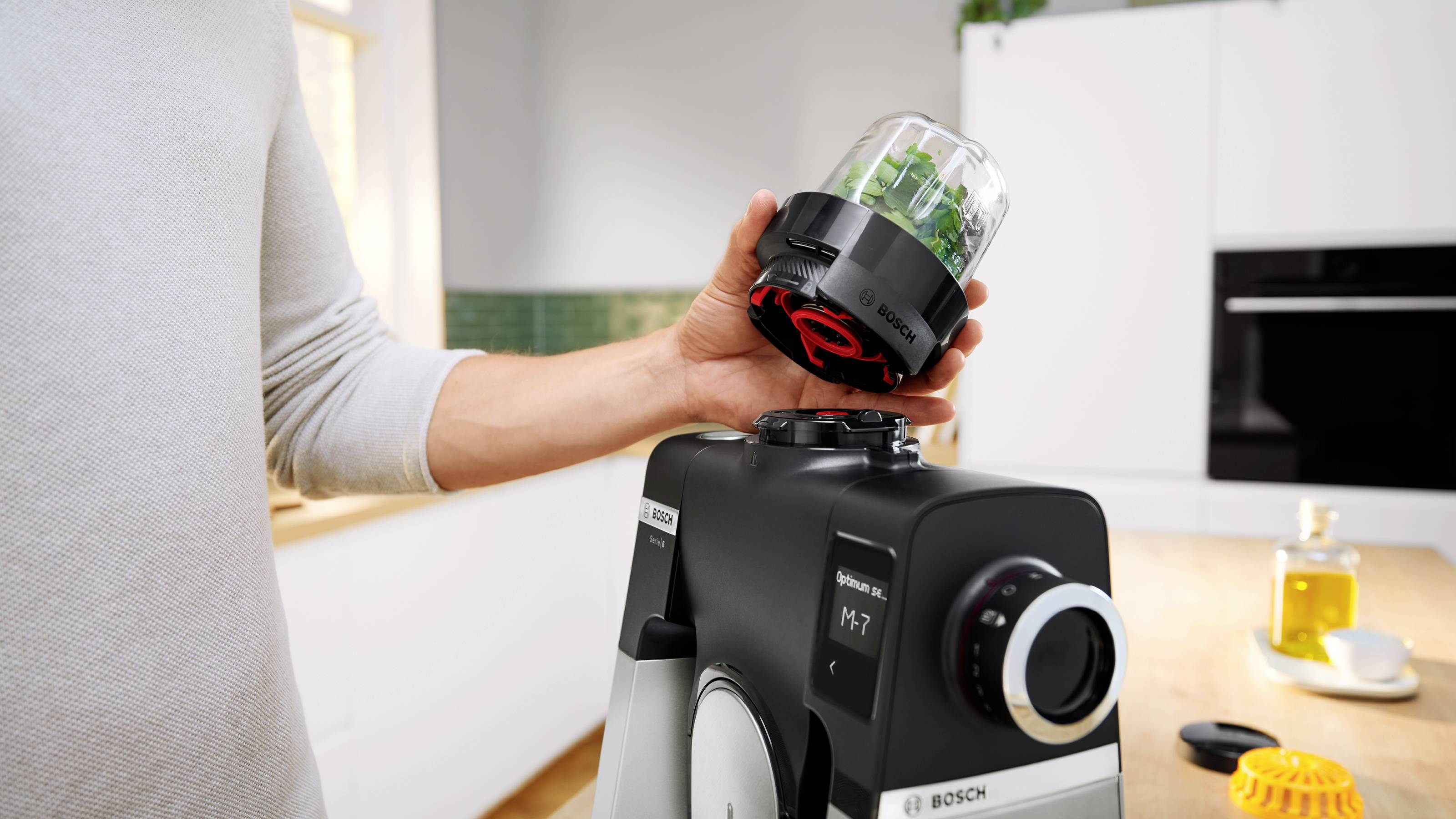 Bosch 3 in 1 Mühle Zerkleinerer für Bosch Küchenmaschine Serie 6 und 8 Zerkleinerer Schwarz-9